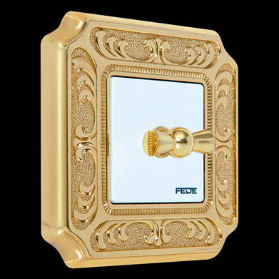 Siena and Firenze Switch and Socket, from Smalto Italiano Collection